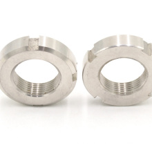 High strength different specifications slotted round shaft lock nut